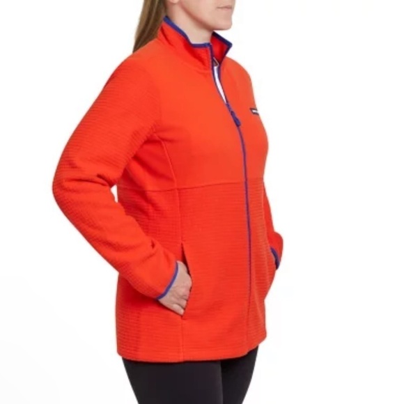 LAnDS  END Grid Fleece Zip Up Size XXL - Picture 3 of 4